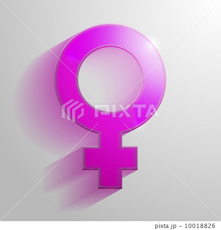 glossy female symbol 10018826