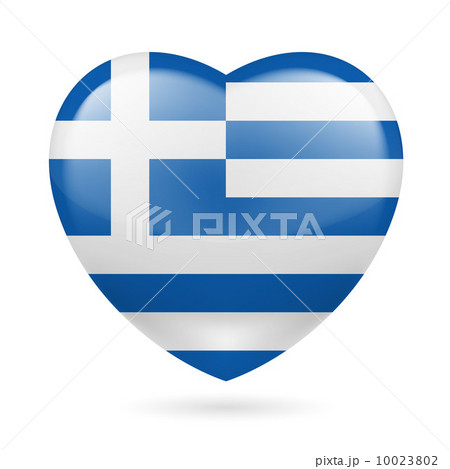 Heart icon of Greece 10023802