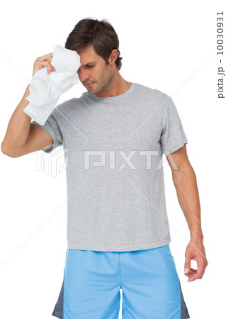 Fit young man with towel Fit young man with towel 10030931