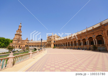 スペイン　セビリア　スペイン広場 10033780