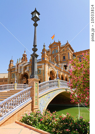 スペイン　セビリア　スペイン広場 10033814