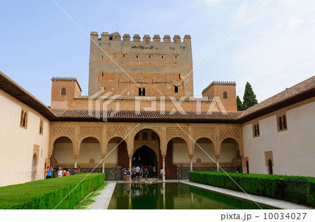 スペイン　グラナダ　アルハンブラ宮殿　ナスル朝宮殿　コマレス宮 10034027