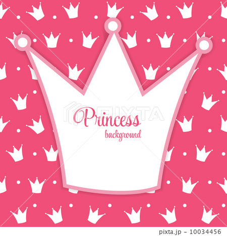 Princess Crown  Background Vector Illustration. 10034456