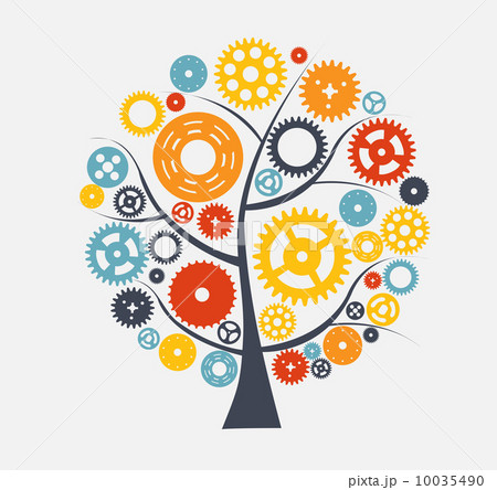 Machine Gear Wheel Cogwheel Vector 10035490