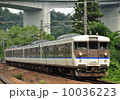 電車　鉄道　通過 10036223