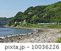 海　電車　通過 10036226