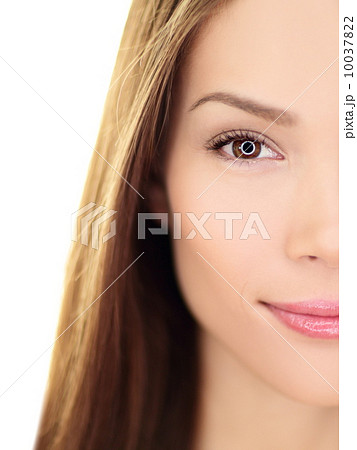 Beauty woman - perfect skin care closeup Beauty woman - perfect skin care closeup 10037822
