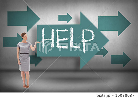 Help against blue arrows pointing 10038037