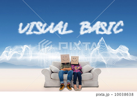 Visual basic against energy design over landscape 10038638