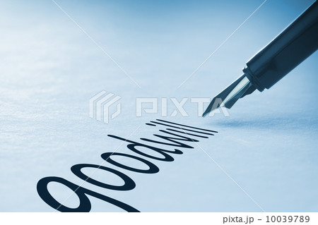 Fountain pen writing Goodwill 10039789