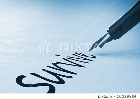 Fountain pen writing Survive 10039884