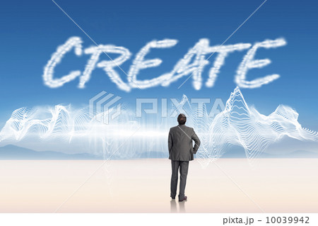 Create against energy design over landscape Create against energy design over landscape 10039942