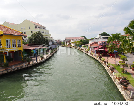 マレーシア　マラッカ　マラッカ川の風景 10042082