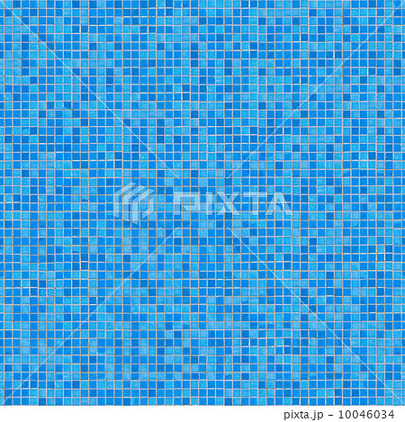 Blue Ceramic Mosaic. Seamless Tileable Texture. Blue Ceramic Mosaic. Seamless Tileable Texture. 10046034