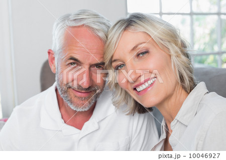 Close-up of a happy mature couple at home 10046927