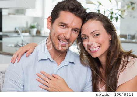 Close-up of a happy couple at home Close-up of a happy couple at home 10049111