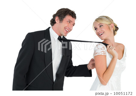 Playful couple looking at each other 10051172