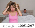 Couple not talking after an argument in bed 10051297
