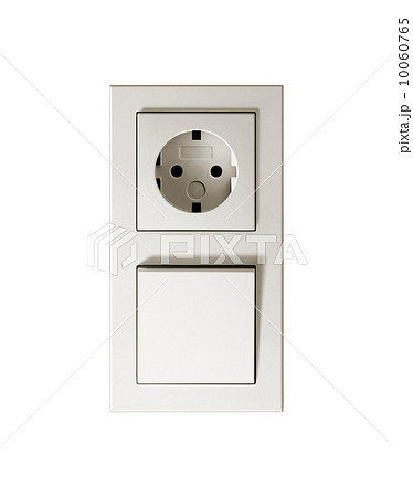 Socket & switch. On a white background. 10060765