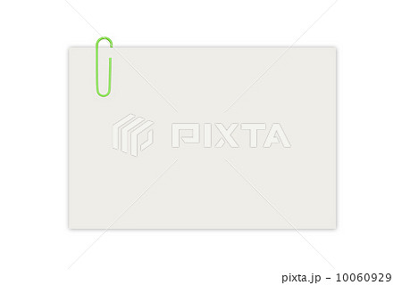 Empty sheet with paperclip 10060929