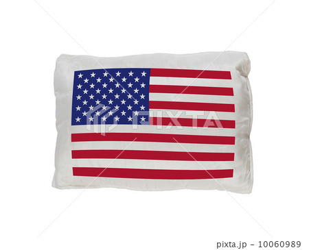 USA flag pillow isolated 10060989