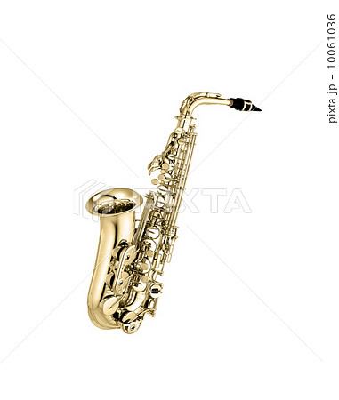 saxophone isolated under the white background 10061036