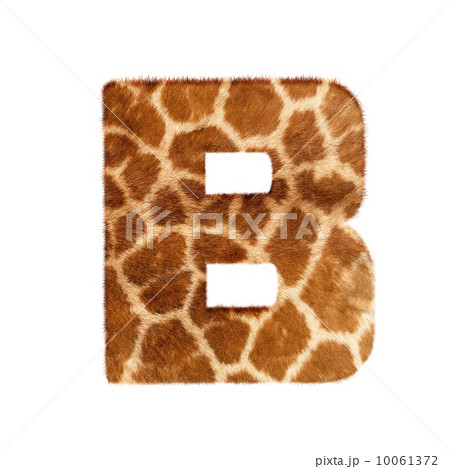 Letter from giraffe style fur alphabet Letter from giraffe style fur alphabet 10061372