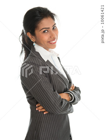 Side view African American businesswoman Side view African American businesswoman 10061421