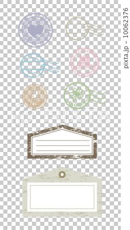 アンティークのスタンプセット アンティークのスタンプセット 10062376