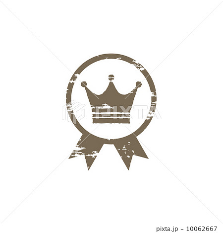 冠のスタンプのイラスト素材