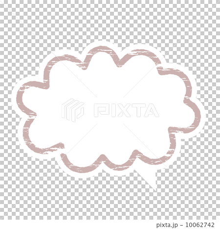 吹き出しのスタンプ のイラスト素材