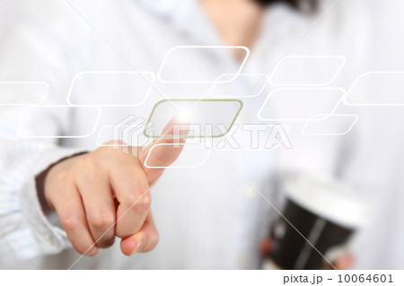 Pressing modern buttons with touch screen 10064601