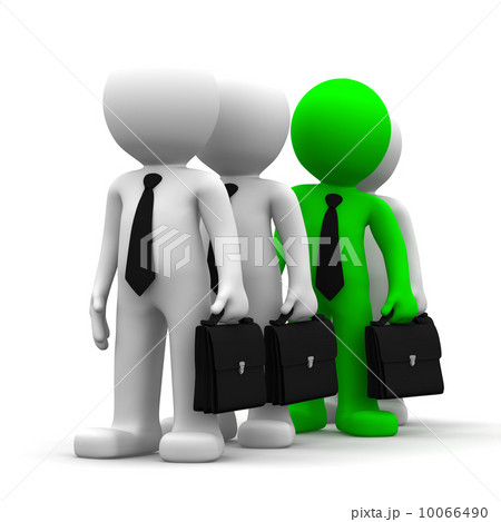 Standing Out from the Crowd. Conceptual business image Standing Out from the Crowd. Conceptual business image 10066490