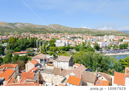 クロアチア トロギールの町並み クロアチア トロギールの町並み 10067929