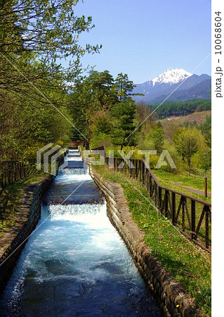 常念岳「見えるかな？雪形常念坊！」 10068604