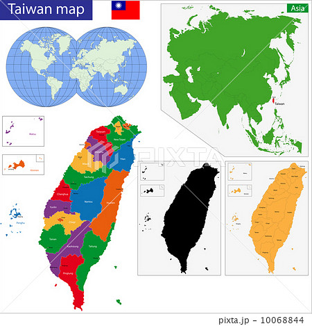 Taiwan map Taiwan map 10068844