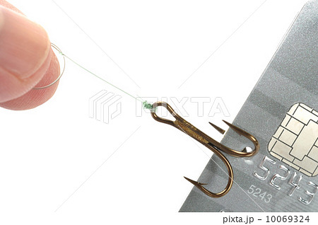 Man pulling your credit card Man pulling your credit card 10069324