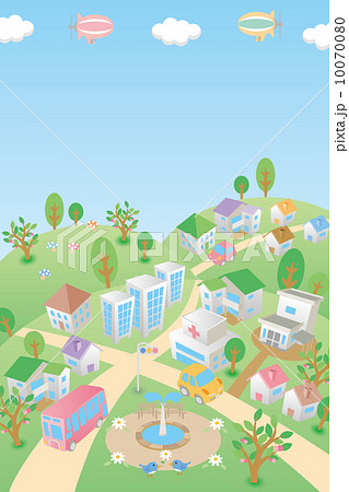 町並みのイラスト 10070080