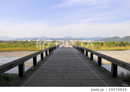 世界一長い木造歩道橋　蓬莱橋 10070650