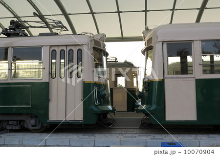 鉄道　　京都　市電　梅小路　市電ひろば　公園　路面電車　電車　保存　保管　703 10070904