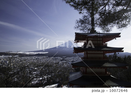 富士と五重塔 富士と五重塔 10072646