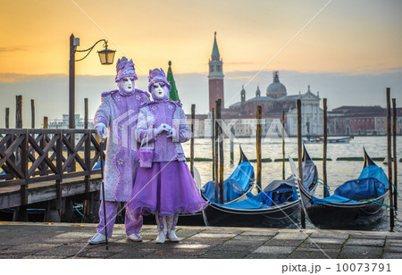 Venetian carnival masks Venetian carnival masks 10073791