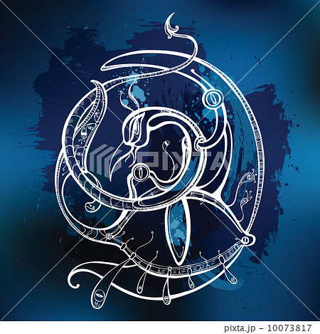 Garuda. Decorative Vector illustration. 10073817