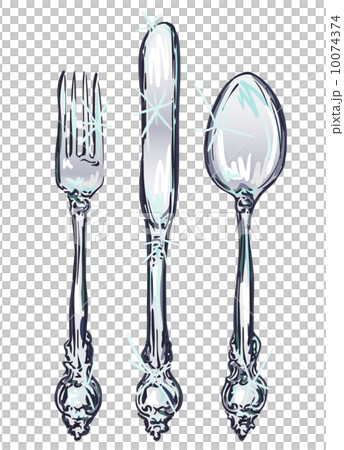 Color Vintage Silverware Color Vintage Silverware 10074374