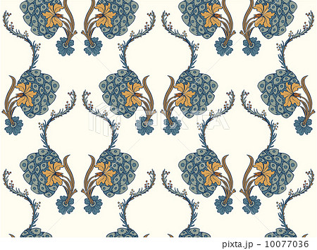 Elegance Seamless pattern with flowers ornament 10077036
