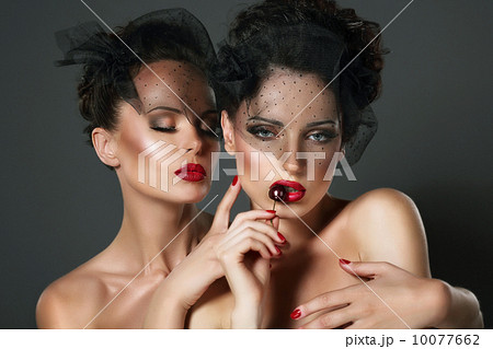 Aspiration. Hanker. Two Sexy Desirable Women in Erotic Embrace Hugging Aspiration. Hanker. Two Sexy Desirable Women in Erotic Embrace Hugging 10077662