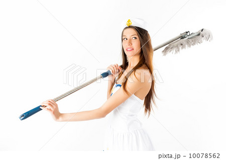 Sexy sailor with mop 10078562