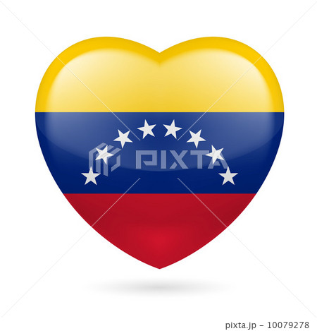 Heart icon of Venezuela 10079278
