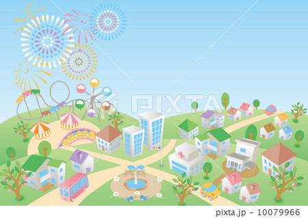 町並みのイラスト 町並みのイラスト 10079966