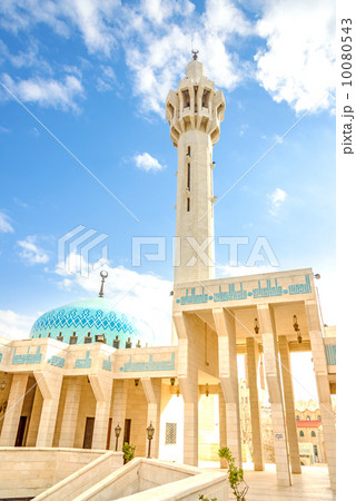 キング・アブドゥッラー1世・モスクのミナレット(ヨルダン、アンマン) 10080543